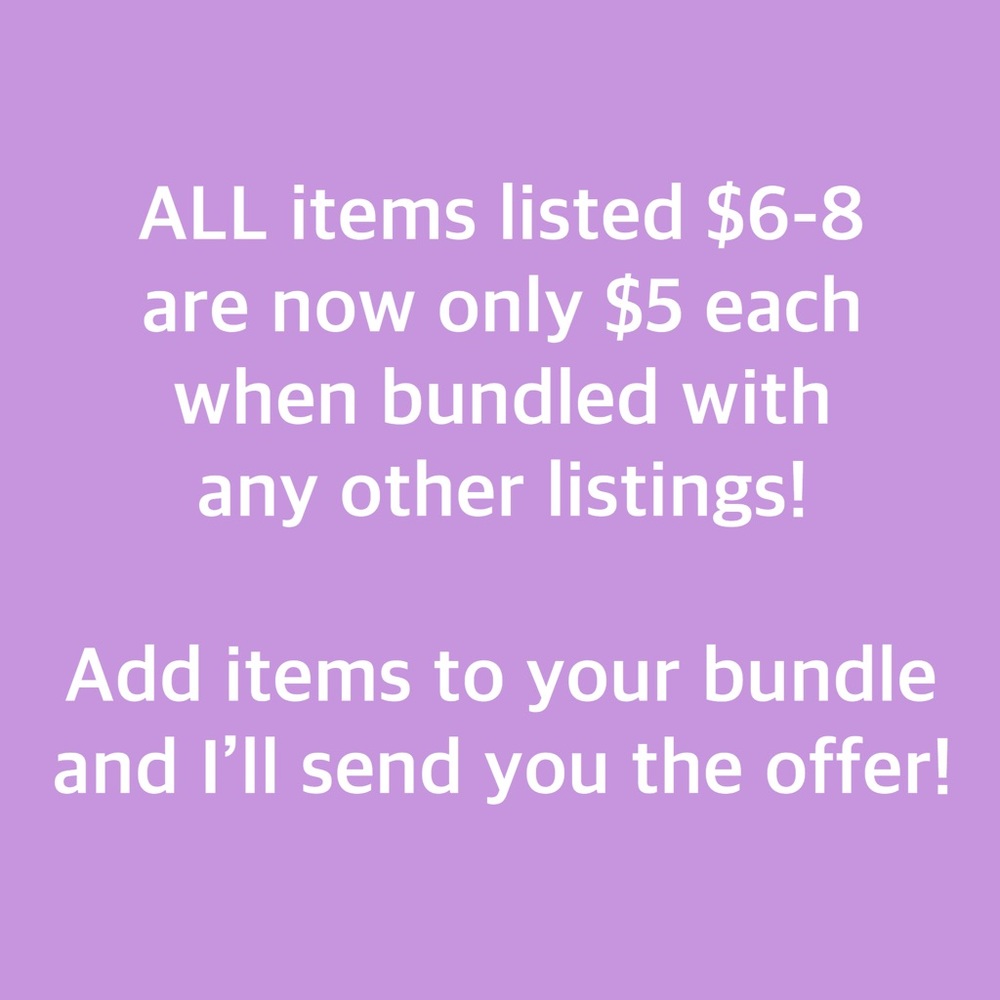 💜 BUNDLE SALE 💜